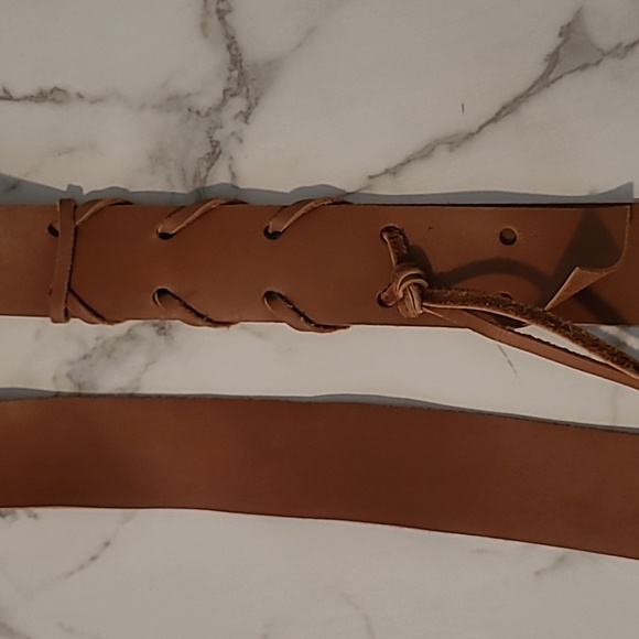 British Tan Gloved Leather Handmade Crossbody Hobo Boho Flap Bag Purse Hippie - Picture 6 of 11